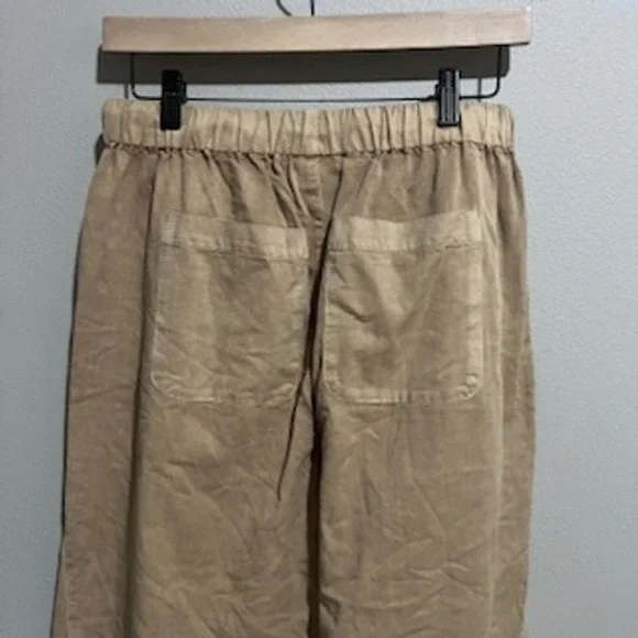 Universal Thread Womens High-Rise Wide Leg Drawstring Pants Tan Small New - Picture 13 of 13